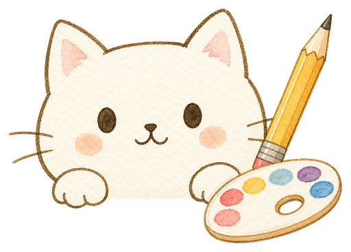 お絵描き情報局のマスコット